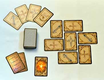 Card game "Metallurgie" in play